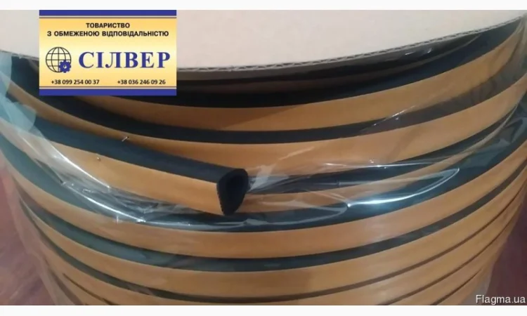 Самоклеящийся промышленный уплотнитель D 21x15 мм - фото № 1