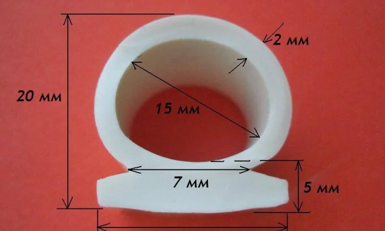 Силіконовий ущільнювальний профіль 19мм х 20мм - фото № 1
