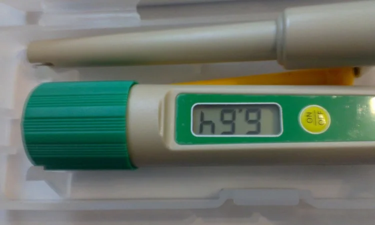 Влагостойкий pH метр PH-03 (II) L ( с удлинённым сменным электродом ) - фото № 3