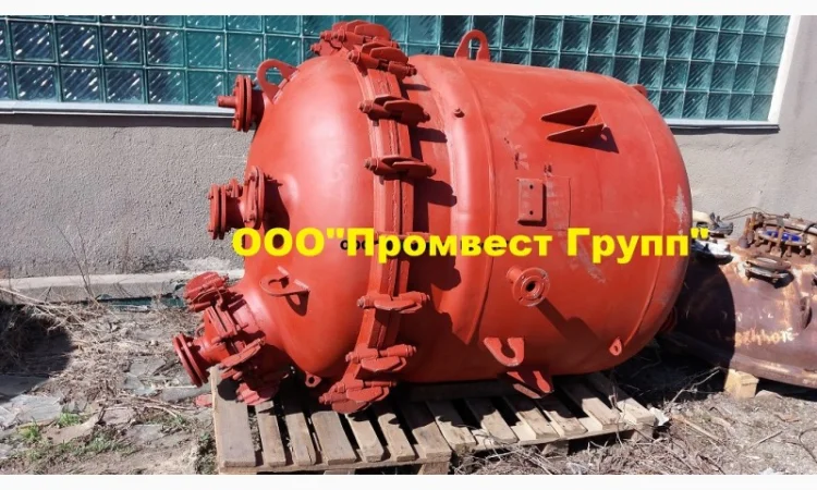 Емкость, реактор, сосуд-сборник эмалированный химический - фото № 1