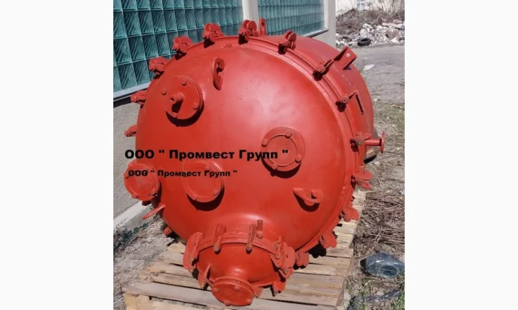 Емкость, реактор, сосуд-сборник эмалированный химический - фото № 2