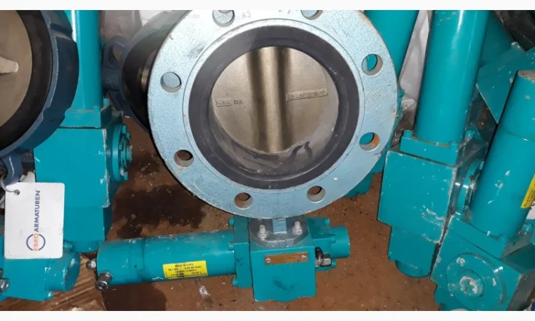 Поворотные затворы баттерфляй с бронзовым диском Ду 65 - 200 мм, ру16, Germany - фото № 5