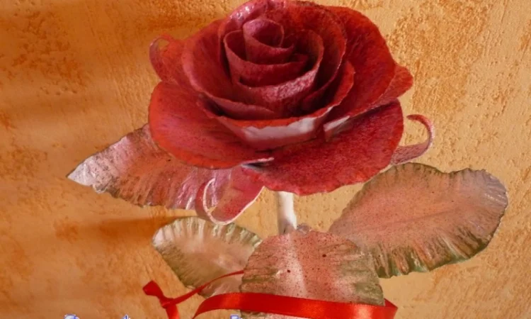 Кованые розы — уникальный подарок для девушки на Новый год и 8 марта - фото № 1