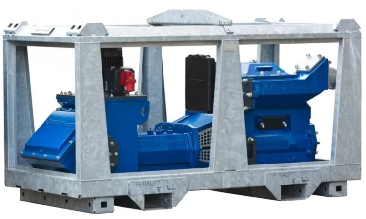 Электрический насос для водопонижения 57м3/час 20м - фото № 1