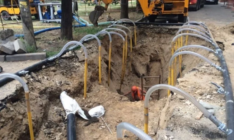 Электрический насос для водопонижения 57м3/час 20м - фото № 2