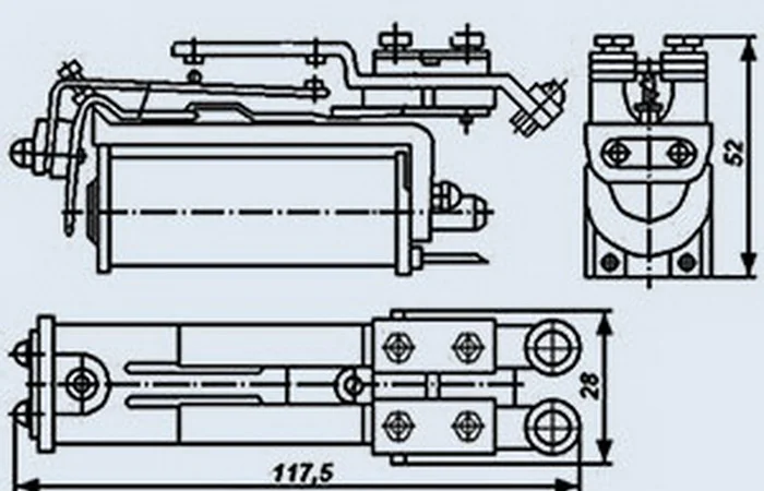 Реле РКС-3 РС4.501.200 ( 201.202.203.204) - фото № 1