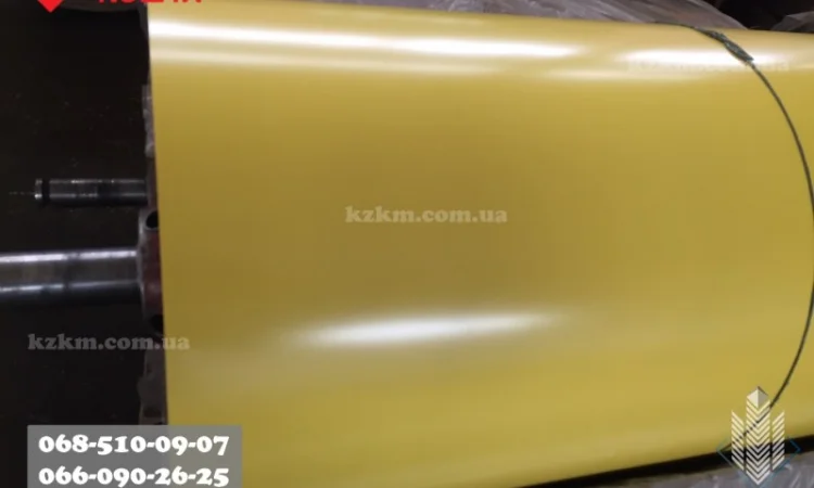 Лист гладкий ral 1018 ярко-желтый, полимерный, оцинковка РАЛ 1018, рулончик - фото № 5