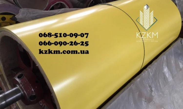 Лист гладкий желтый, желтого цвета RAL 1003, рулончик, плоский, полимерный РАЛ 1003 - фото № 6