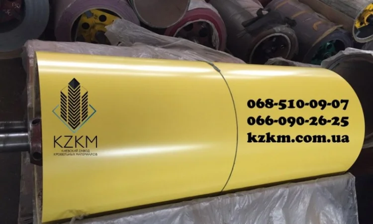 Лист гладкий желтый, желтого цвета RAL 1003, рулончик, плоский, полимерный РАЛ 1003 - фото № 7