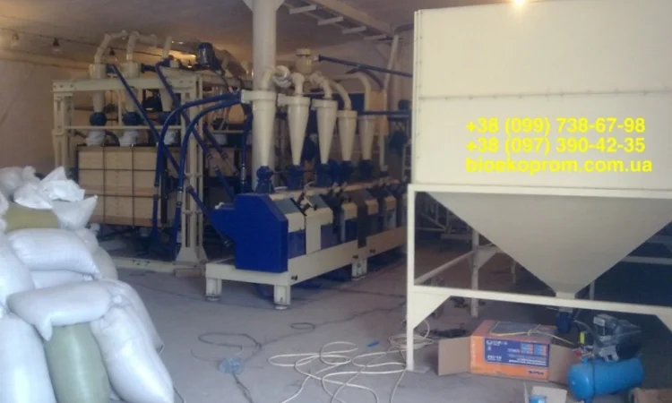 Современный борошномельный завод «Optima Pro-1000» производительностью 1000 кг/час - фото № 4