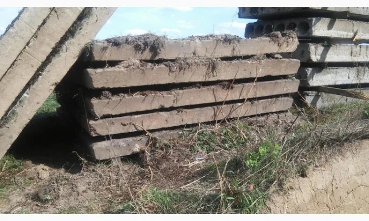 Дорожные ЖБИ плиты разных типов и размеров б/у - фото № 1