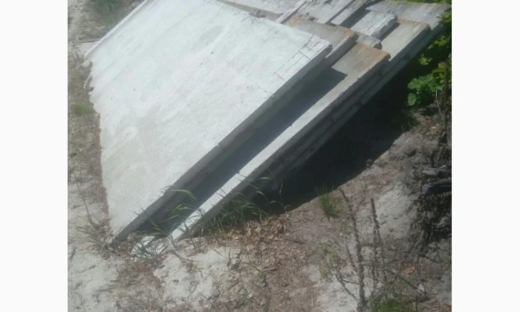 Заборные плиты б/у 6м*2м со столбиками в Киеве - фото № 5