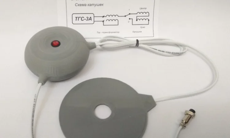 Катушка Мишина с трансформатором для генератора синуса - фото № 1