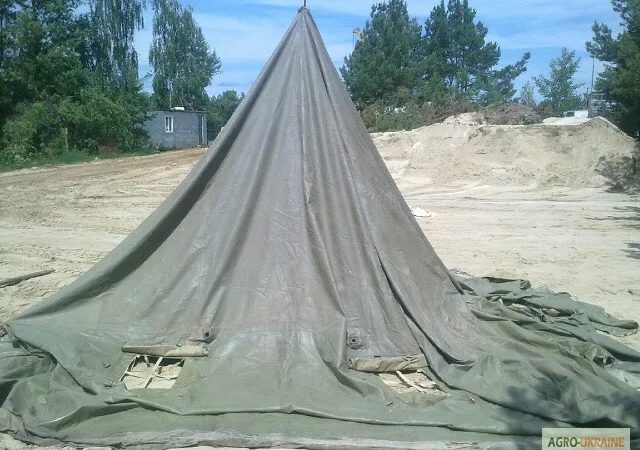 Палатки лагерные армейские, навесы, тенты брезентовые - фото № 1