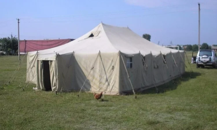 Палатки лагерные армейские, навесы, тенты брезентовые - фото № 12