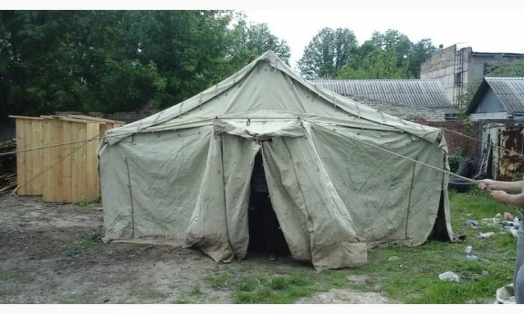 Палатки лагерные армейские, навесы, тенты брезентовые - фото № 5