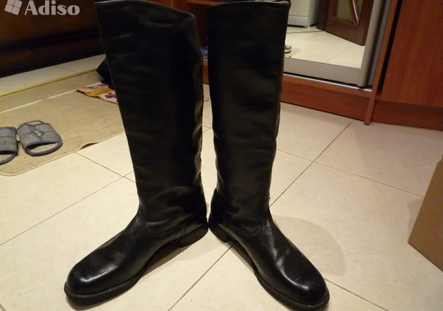 Офицерские хромовые сапоги нового образца - фото № 1