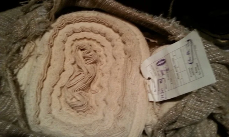 Ткань х/б портяночная советская в рулонах - фото № 5