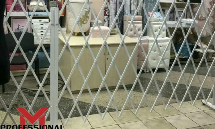 Розсувні грати для огорожі приміщень та торгових точок - фото № 1