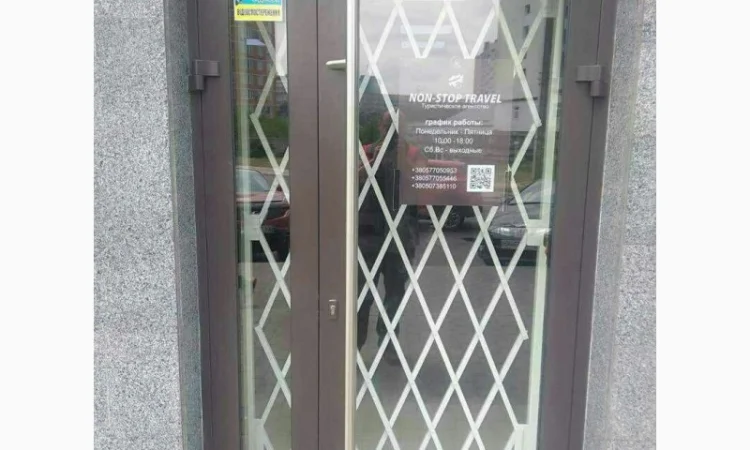 Розсувні решітки Ромб Prof для захисту магазинів та офісів - фото № 2