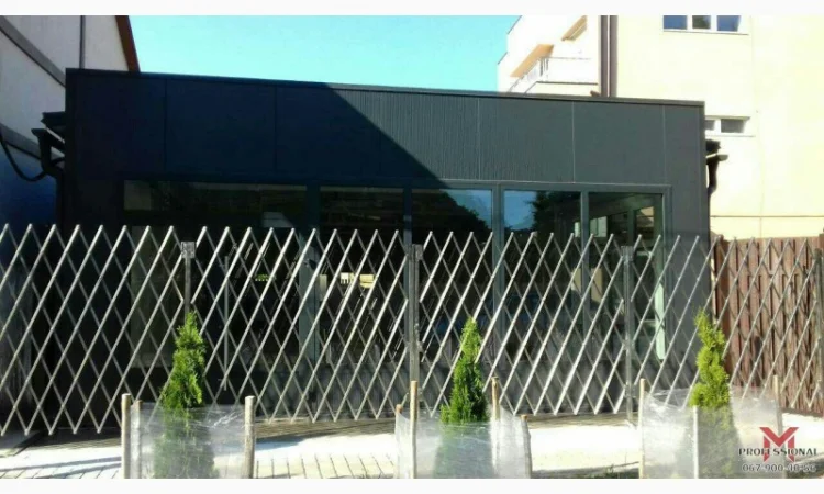 Раздвижные решётки и ограждения Prof из нержавеющей стали - фото № 1