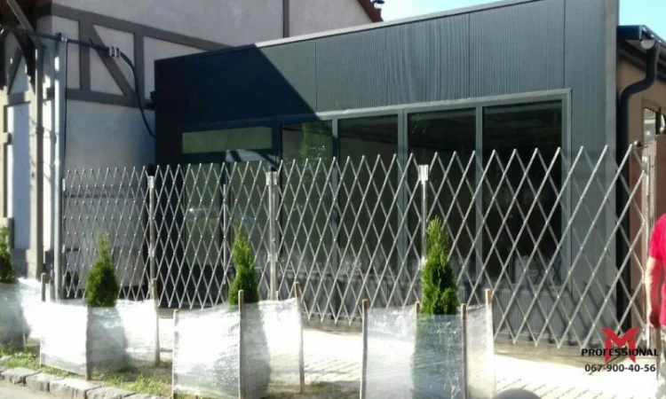 Раздвижные решётки и ограждения Prof из нержавеющей стали - фото № 4