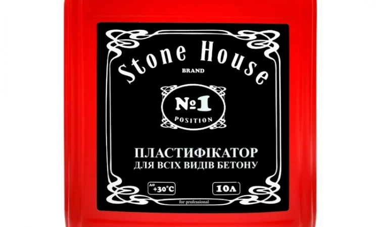 Пластифікатор для всіх марок та класів бетону 1 Stone House 1/5/10 л - фото № 2
