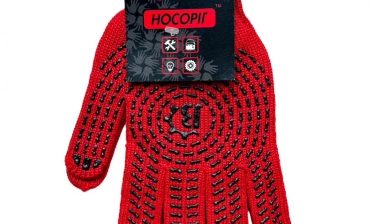 Перчатки рабочие Носоріг трикотажные с ПВХ покрытием - фото № 2