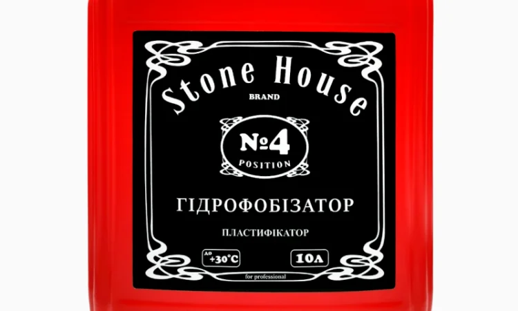 Гидрофобизатор 4 Stone House - 1/5/10 л для защиты поверхностей - фото № 1