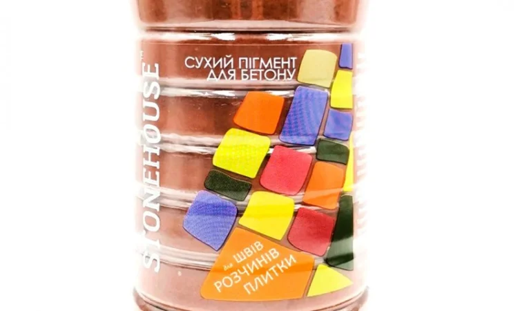 Пигмент для бетона Stone House (железооксид) - фото № 6