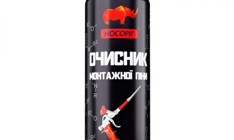 Очиститель монтажной пены Носорог 500 мл - фото № 1