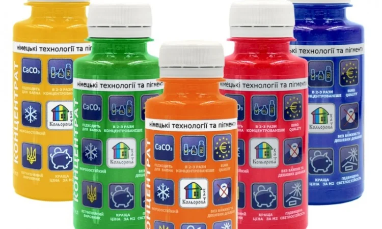 Пигменты для красок Кольорова Хата (28 цветов) 100 мл - фото № 1