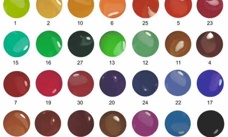 Пигменты для красок Кольорова Хата (28 цветов) 100 мл - фото № 2