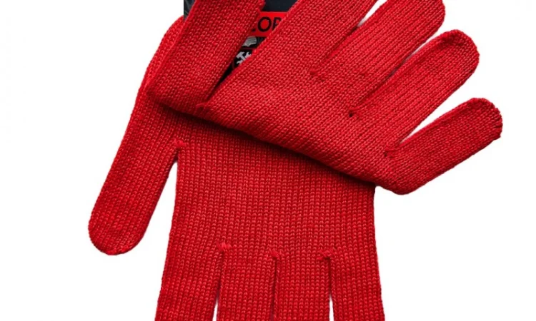 Рукавицы рабочие Носоріг (красные) трикотаж с ПВХ покрытием - фото № 2