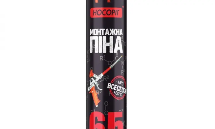 Монтажная пена профессиональная Носорог 850 г - фото № 1