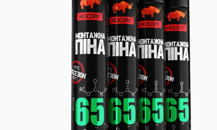 Монтажная пена ручная Носоріг 850 г - фото № 3