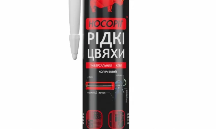 Клей монтажний Рідкі цвяхи Носоріг 440 г - фото № 1