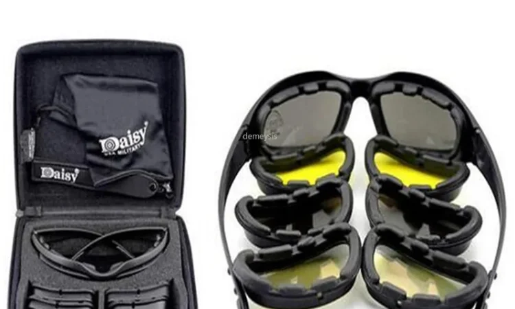 Тактические очки Daisy C5 и X7 с заменяемыми линзами - фото № 2
