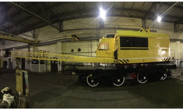 Кран железнодорожный КЖДЭ-25, 1992 год выпуска - фото № 1