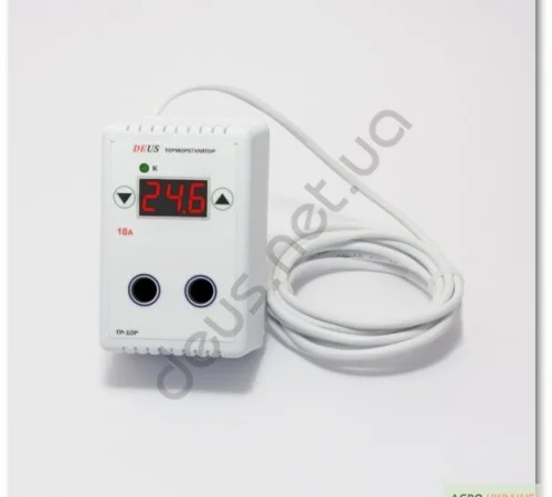 Електронний терморегулятор 10А (2,2 кВт) з точністю 0,1 градус - фото № 1