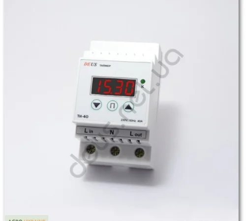 Таймер недельный (реле времени) на DIN-рейку 40А(8.8кВт) - фото № 1