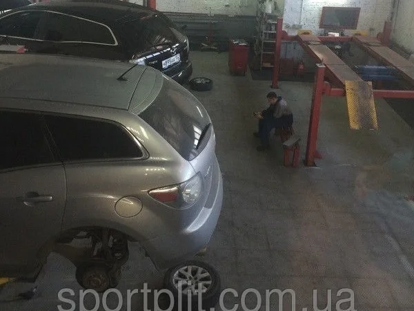 Резиновая плитка для СТО и шиномонтажа - фото № 1