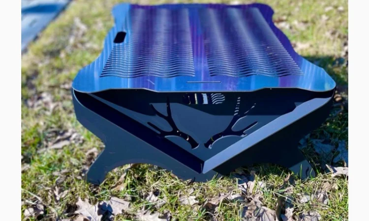 Мангал разборной "Лесные олени" с решёткой из нержавеющей стали - фото № 3