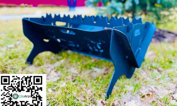 Мангал разборной "Лесные олени" с решёткой из нержавеющей стали - фото № 5