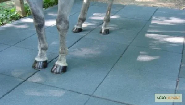 Резинова плитка для конюшень та ферм - фото № 3