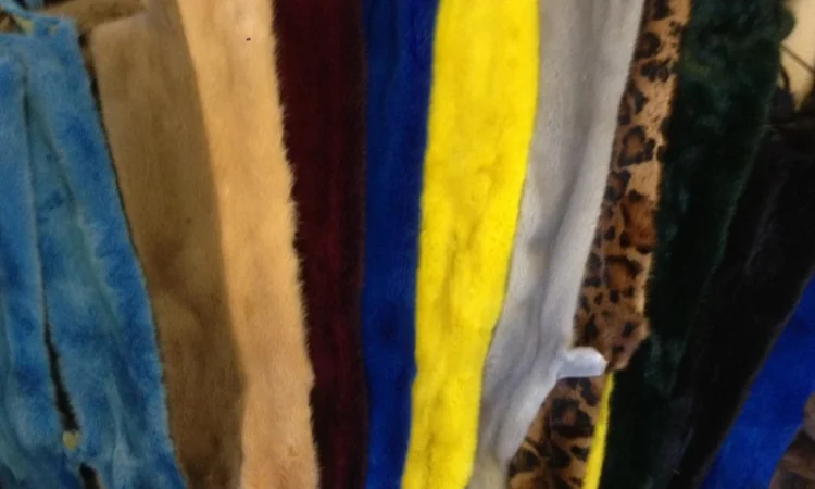 Норка.Шкуры норки крашенные - фото № 1