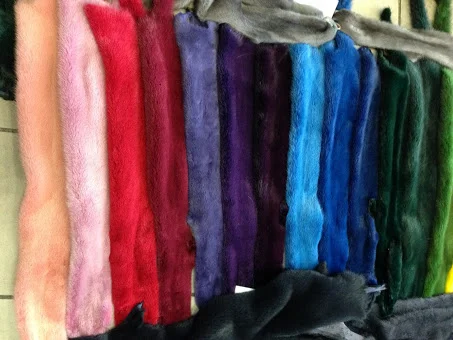 Норка.Шкуры норки крашенные - фото № 4