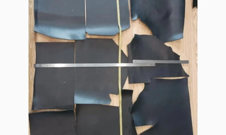 Обрезки натуральной ременной кожи для производства - фото № 2