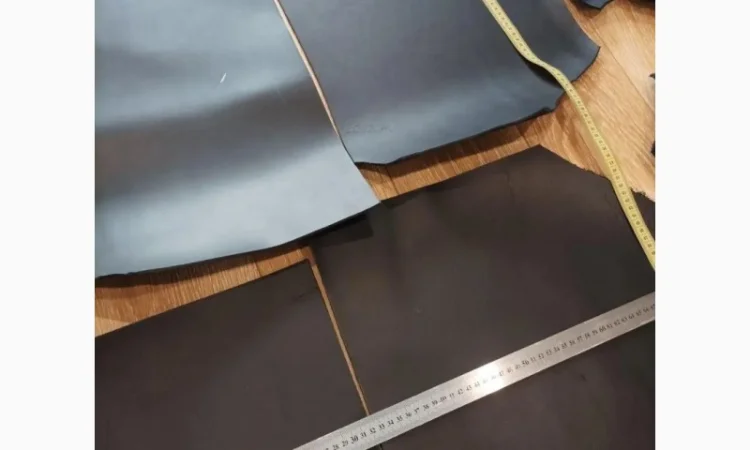 Обрезки натуральной ременной кожи для производства - фото № 4