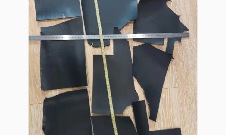 Обрезки натуральной ременной кожи для производства - фото № 5